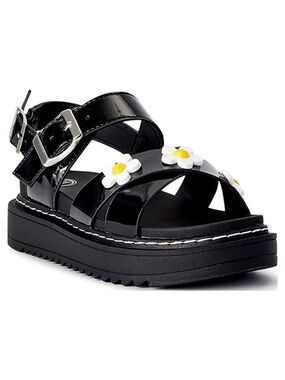 Wonder Nation Girls Flatform Daisy Sandal girls size 3